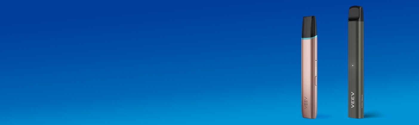 E-vapor products banner Veev One and Veev Now 1404x420_