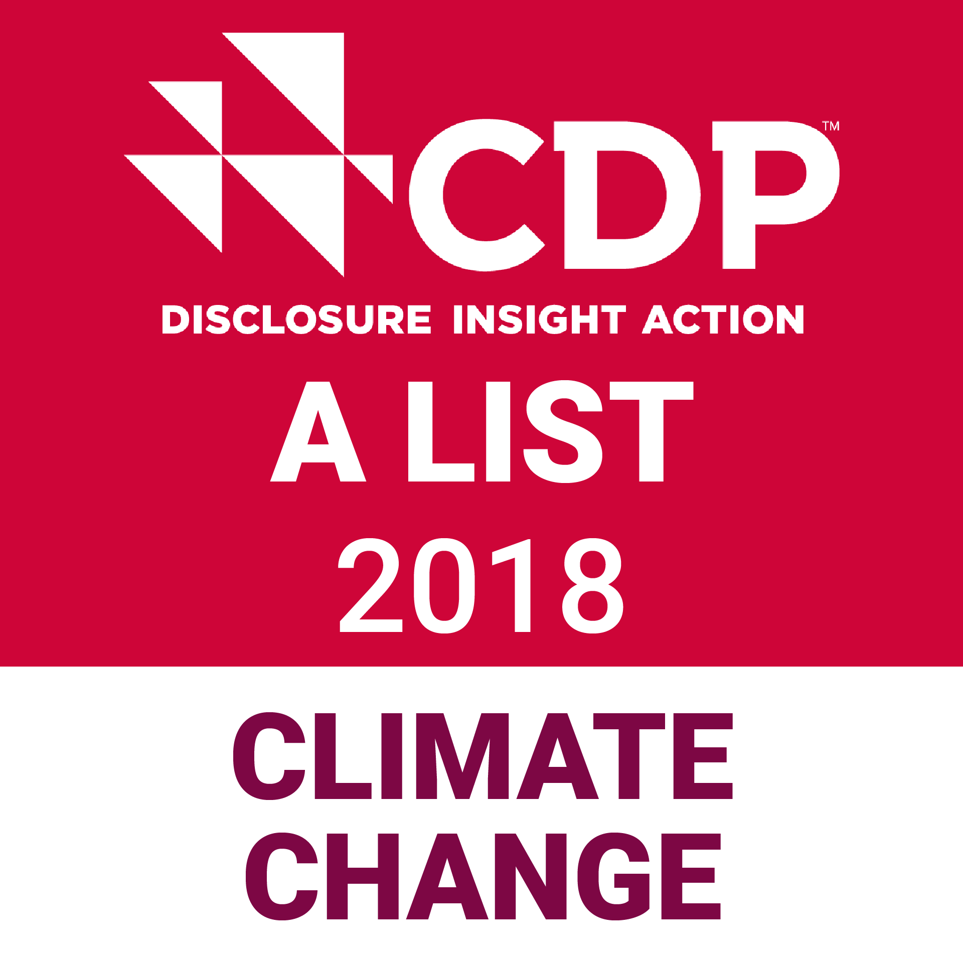 CDP A List Climate Change 2018
