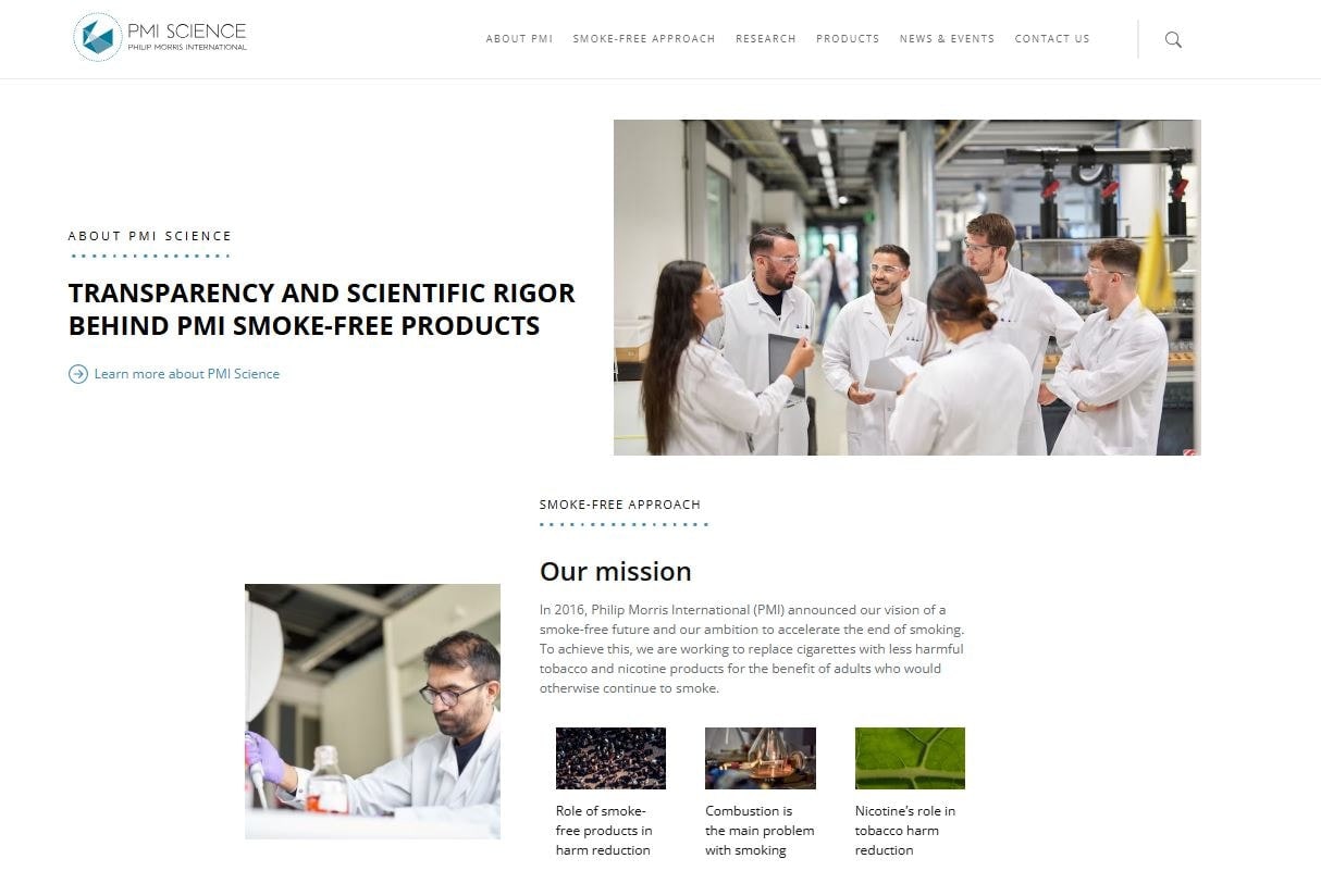 PMIScience screenshot