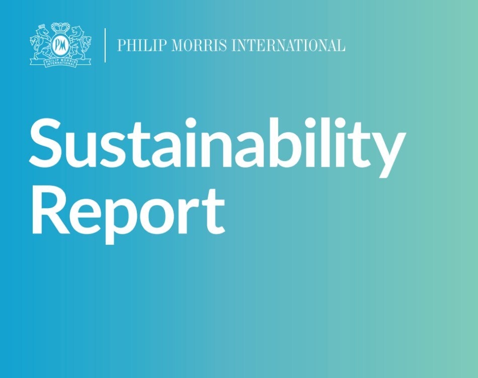 PMI Sustainabilit Report 2016 cover with title