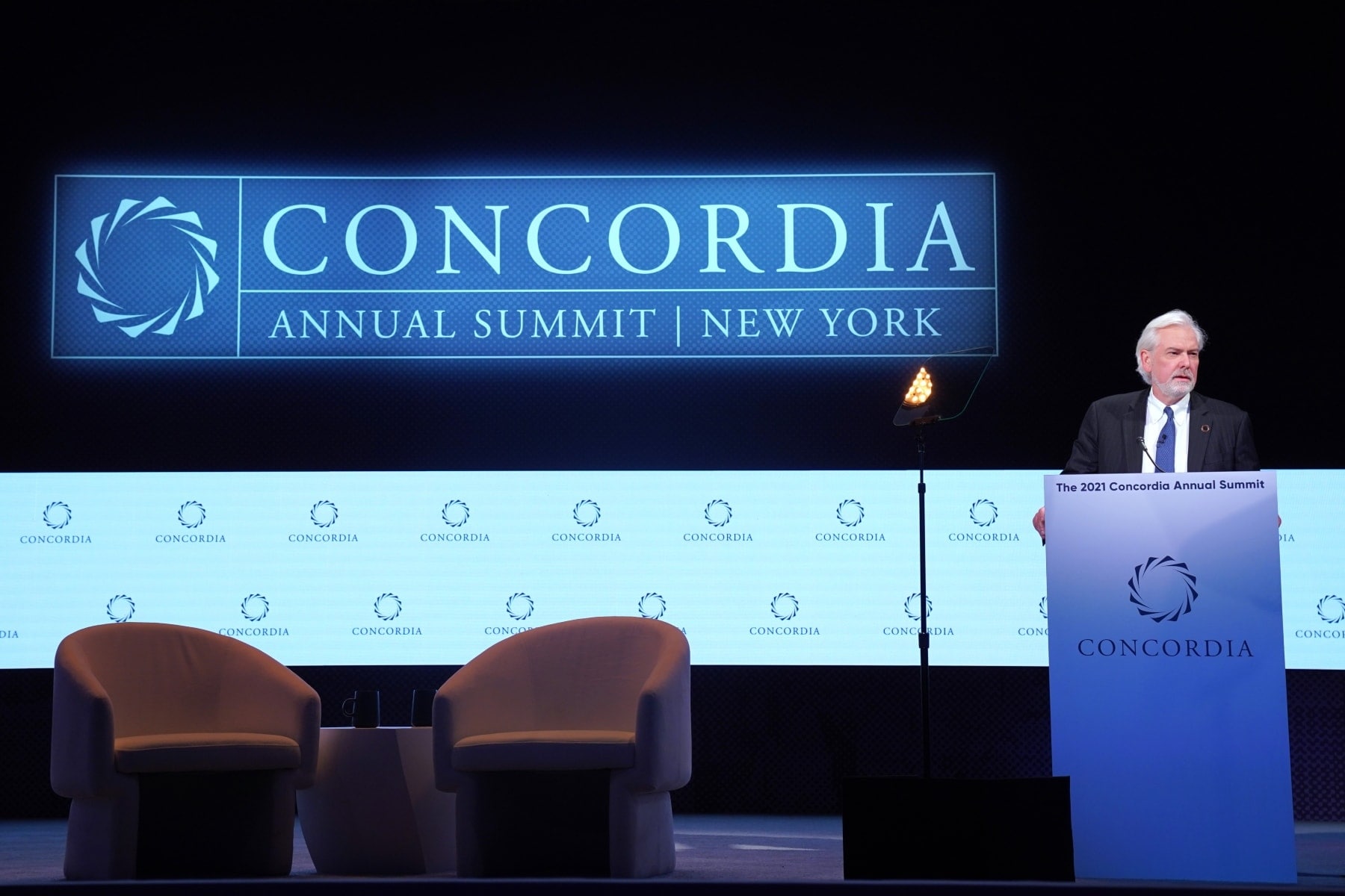 PMI's CEO Jacek Olczak at the Concordia Summit