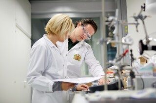 Scientists in labratory