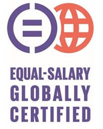 Equal Salary Globally Certified logo