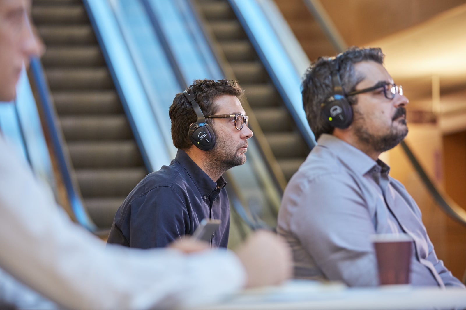 people listening