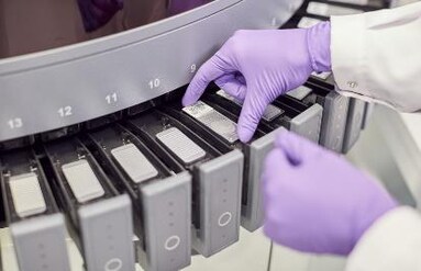 testing in laboratory story block