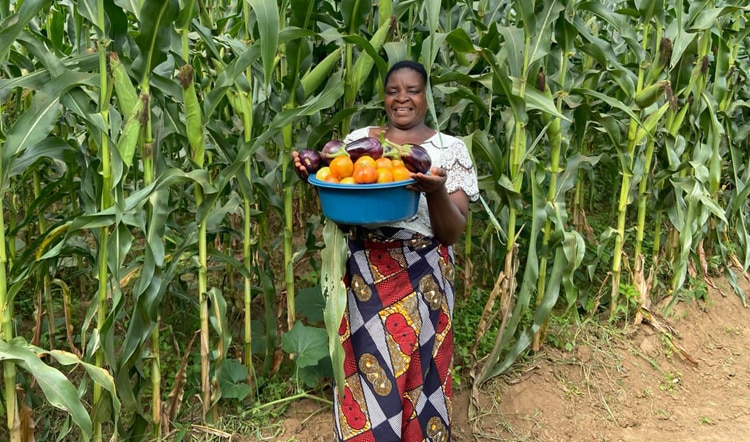 Farm worker in Malawi