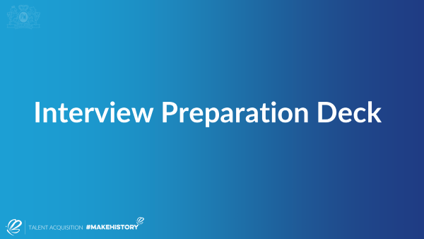 Interview Preparation Deck Cover