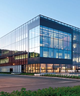 Exterior of PMI’s R&D facility, The Cube