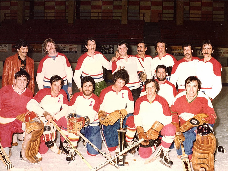 Benson and Hedges Hockey Team in Quebec Canada