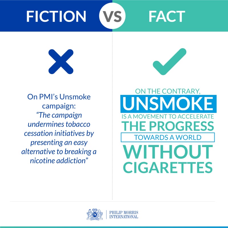 WHO Report Tobacco Fact versus Fiction infographic 1