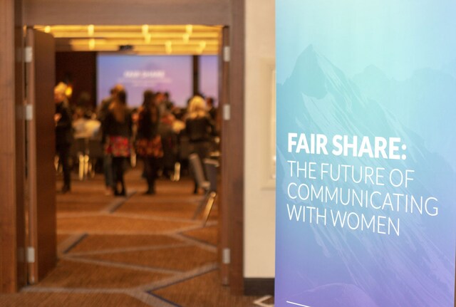 Entrance to the Fair Share 2019 event in Lausanne, Switzerland
