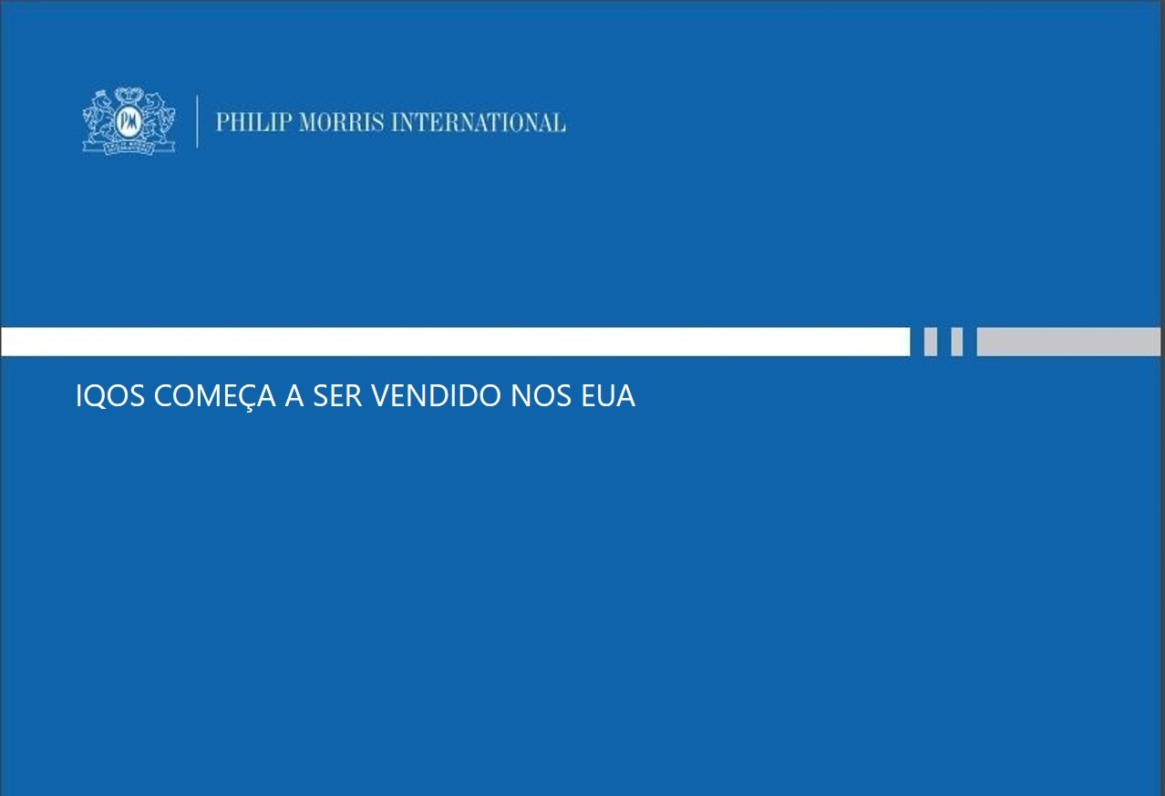 iqos começa a ser vendido nos EUA