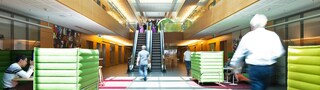 Inside the Philip Morris International Operations Center in Lausanne.