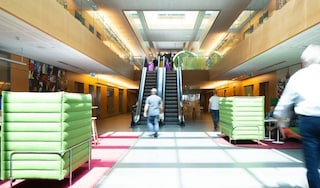 Inside the Philip Morris International Operations Center in Lausanne.