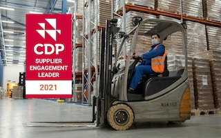 CDP supplier engagement leader 2021 with stamp