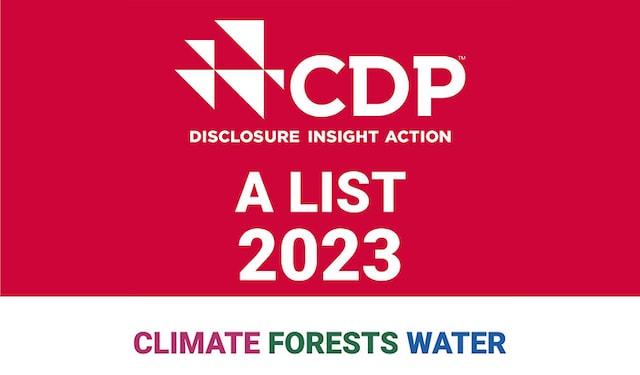 CDP A-list 2023 climates forest water badge