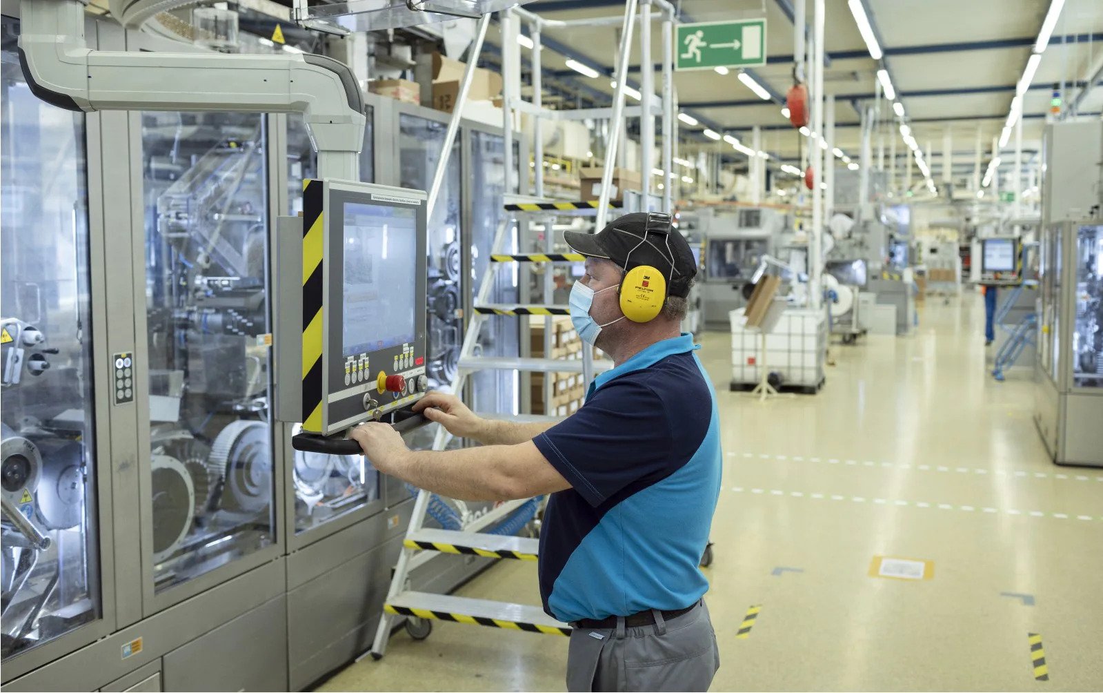 Russia factory worker