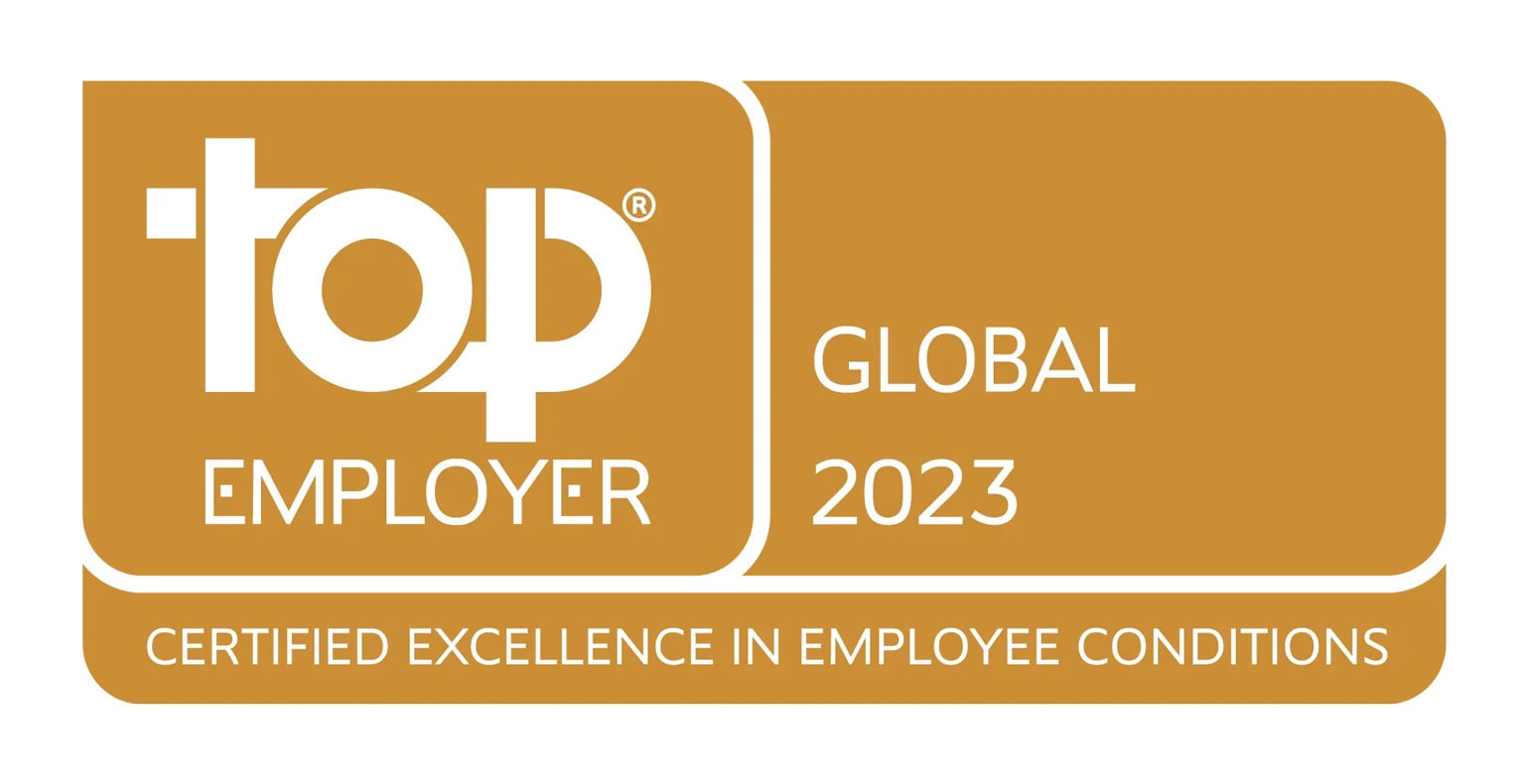 Top Employer Global 2023 badge