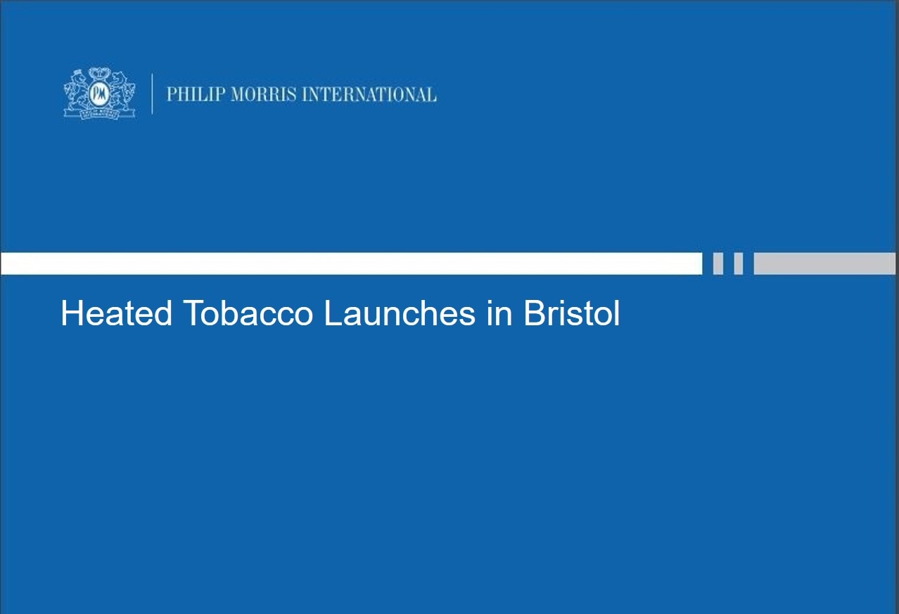 Heated Tobacco Launch in Bristol
