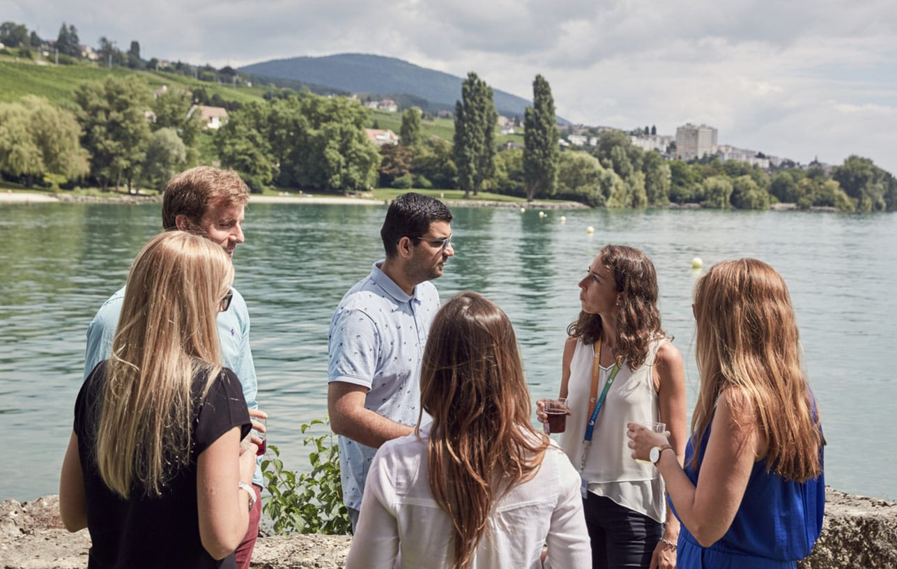 people-outside-in-group-story