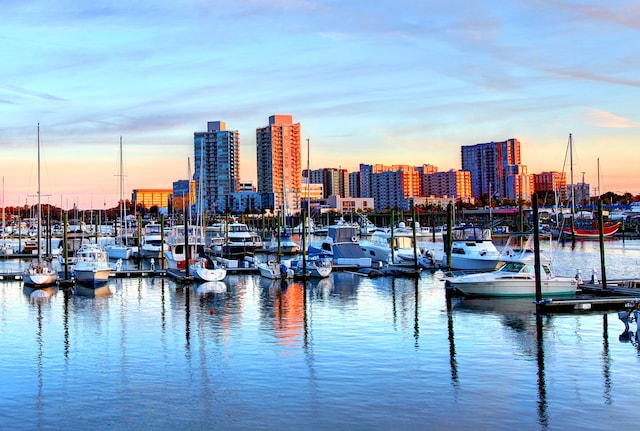 Stamford Connecticut harbour