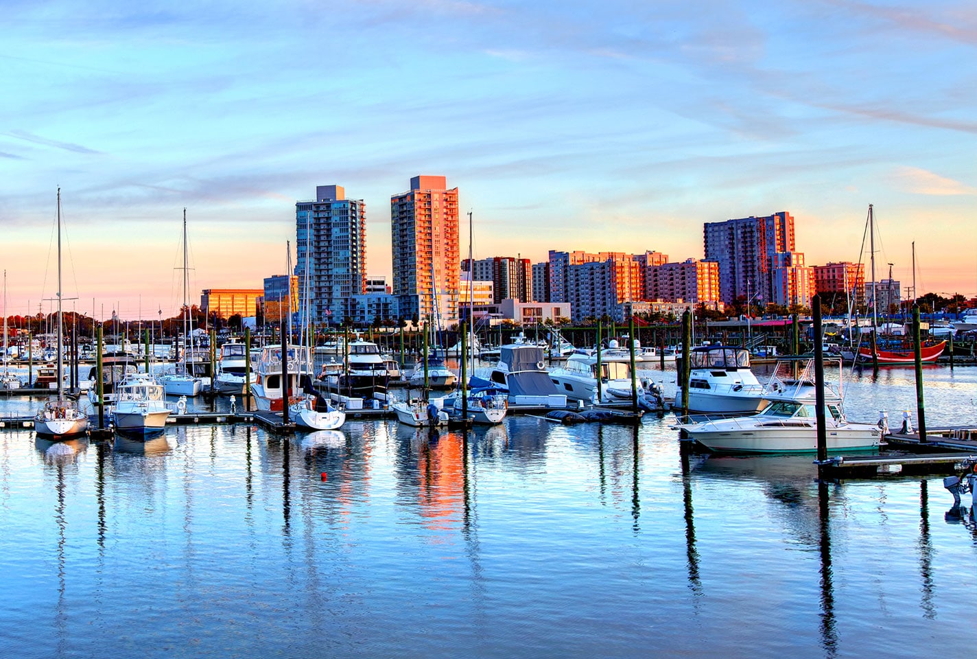 Stamford Connecticut harbour