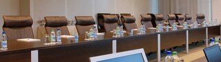 An empty boardroom