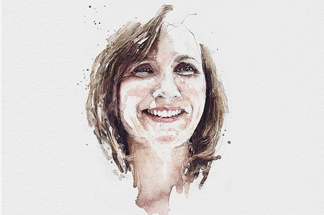moira Gilchrist profile sketch