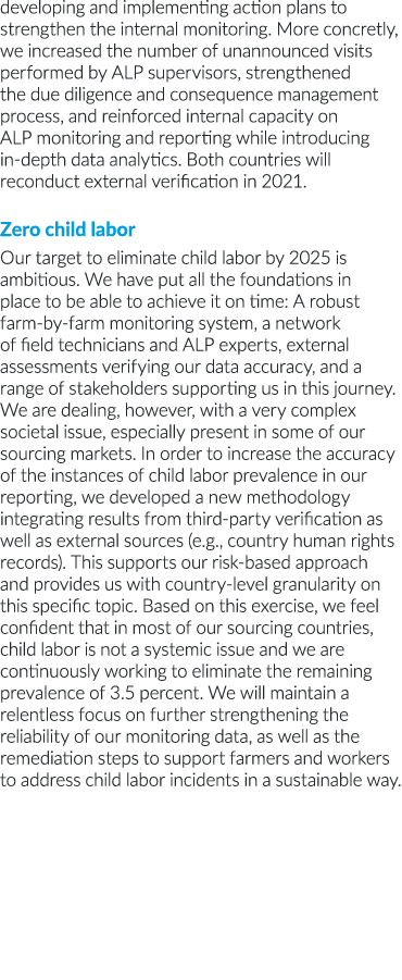 developing and implementing action plans to strengthen the internal monitoring  More concretly, we increased the numb   