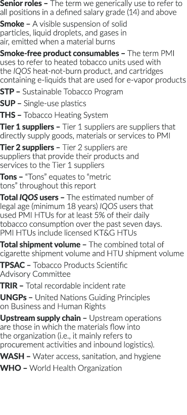 Senior roles   The term we generically use to refer to all positions in a defined salary grade (14) and above Smoke     