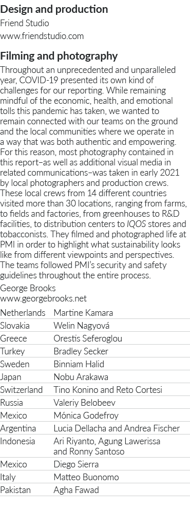 Design and production Friend Studio www friendstudio com Filming and photography Throughout an unprecedented and unpa   